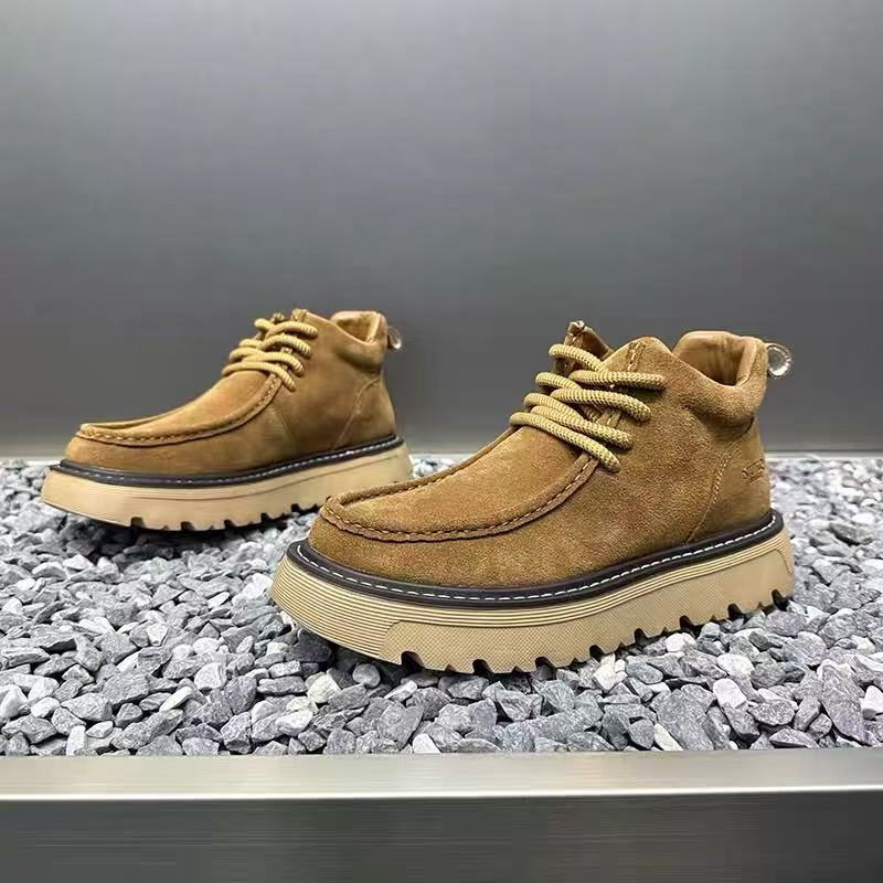 Street Fashion Men 2025 - Herfst Winter Mannen Platform Laarzen Designer