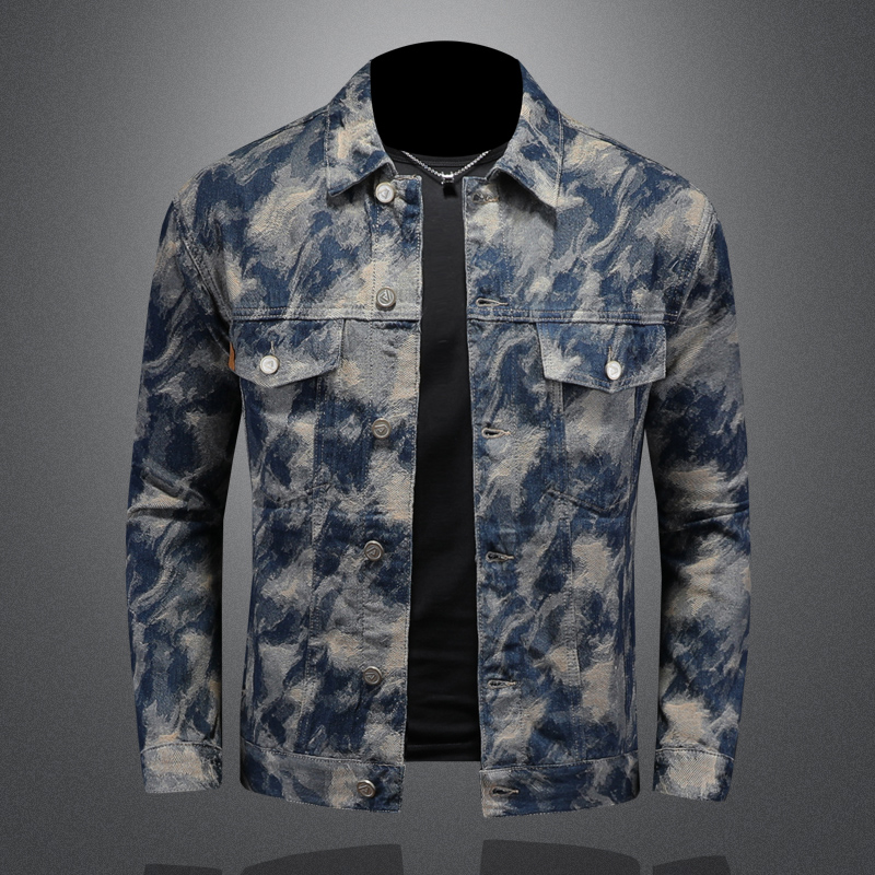 Street Fashion Men 2025 - 2023 Lente Vintage Denim Jas voor
