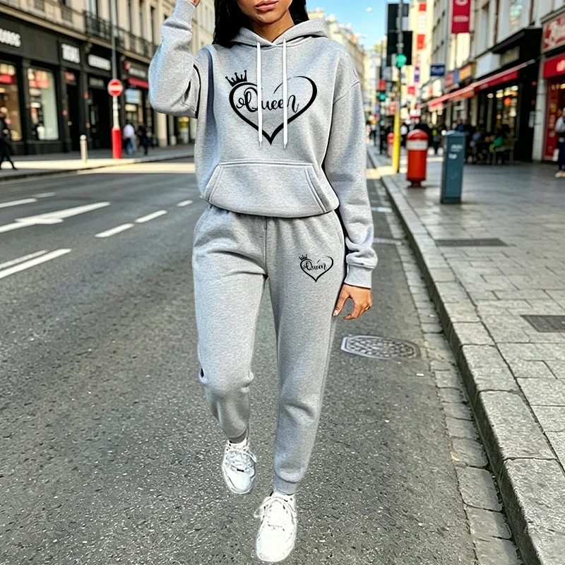 Queen Street Fashion - Dameskleding, modieuze, casual hooded sweatshirt, outdoor