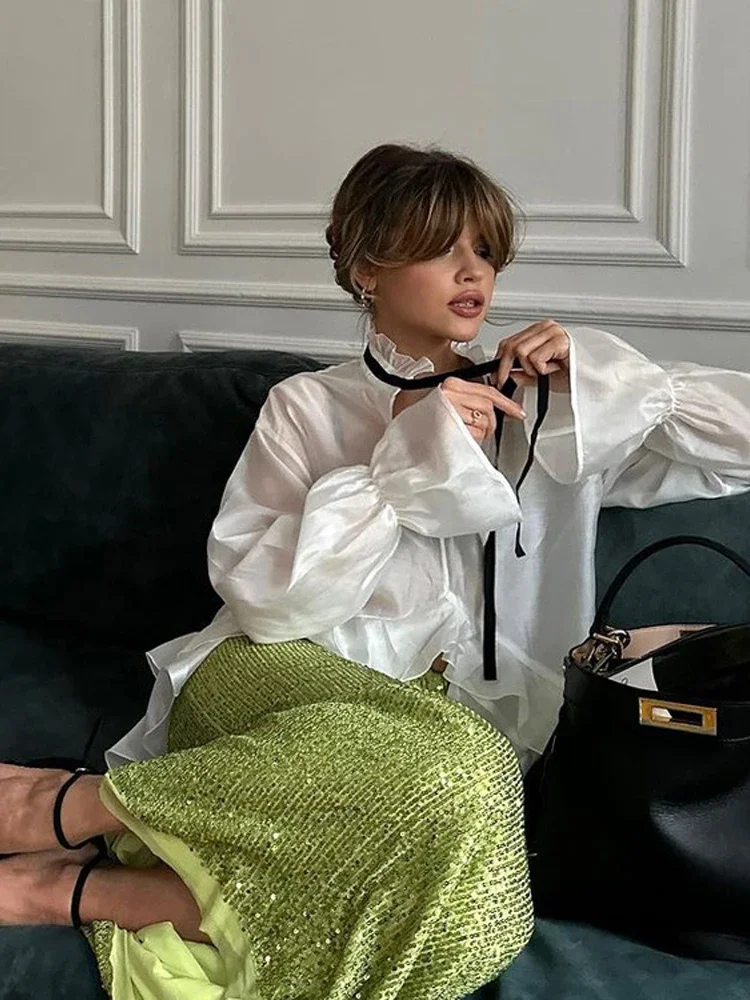 Witte blouse met geruite zoom, - Fashion Street Night recensie en prijs